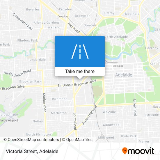 Victoria Street map
