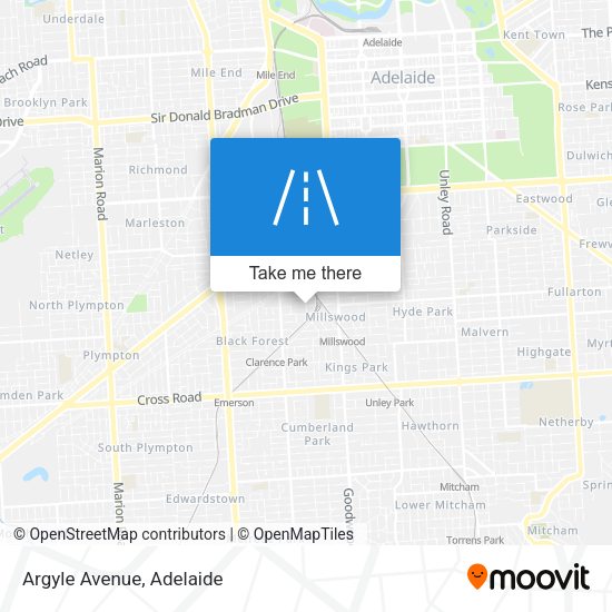 Argyle Avenue map
