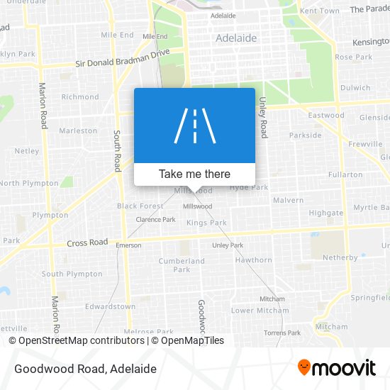 Goodwood Road map