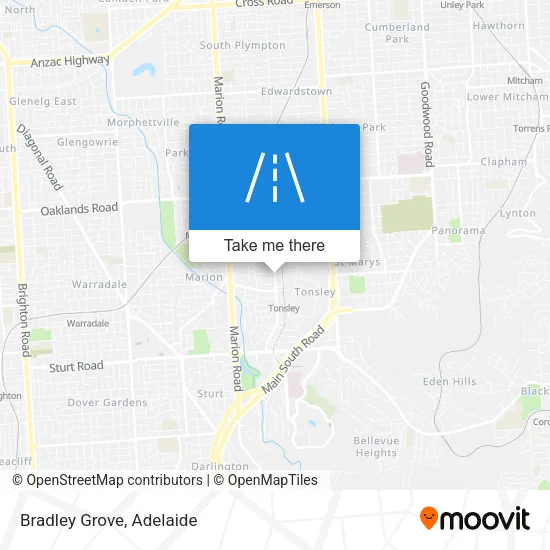 Bradley Grove map