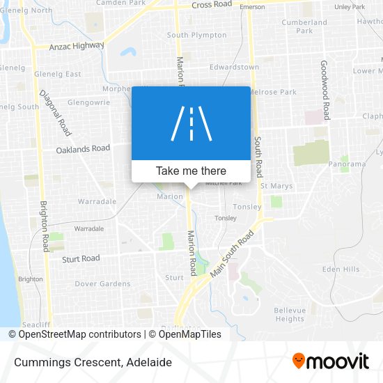 Cummings Crescent map