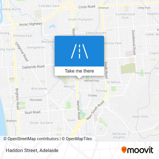 Haddon Street map