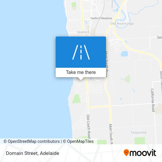Domain Street map