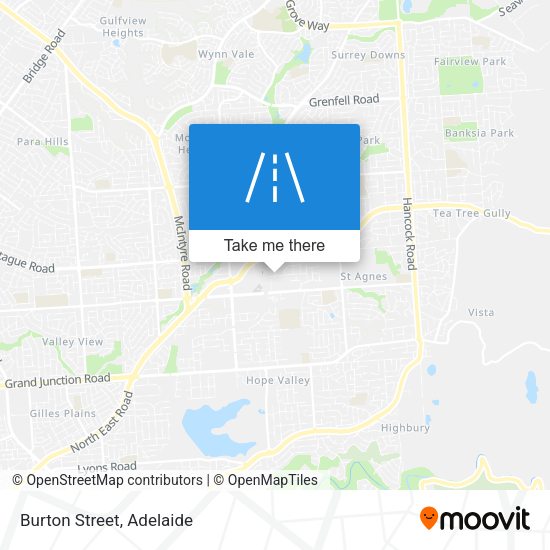 Burton Street map