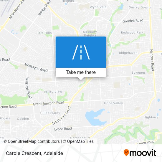 Carole Crescent map