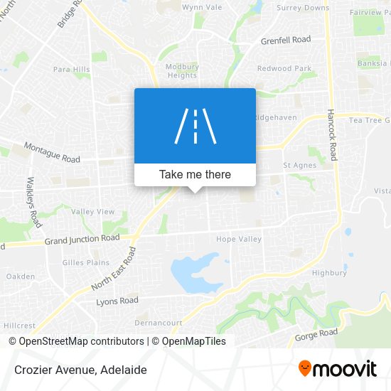 Crozier Avenue map