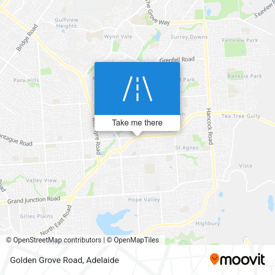 Golden Grove Road map