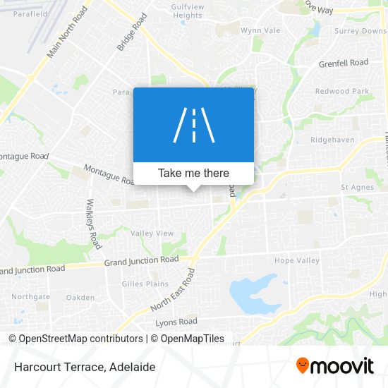 Harcourt Terrace map