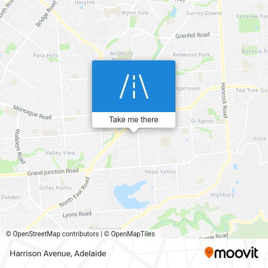 Harrison Avenue map