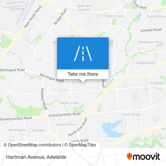 Hartman Avenue map