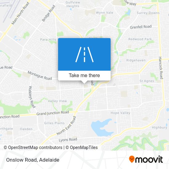 Onslow Road map
