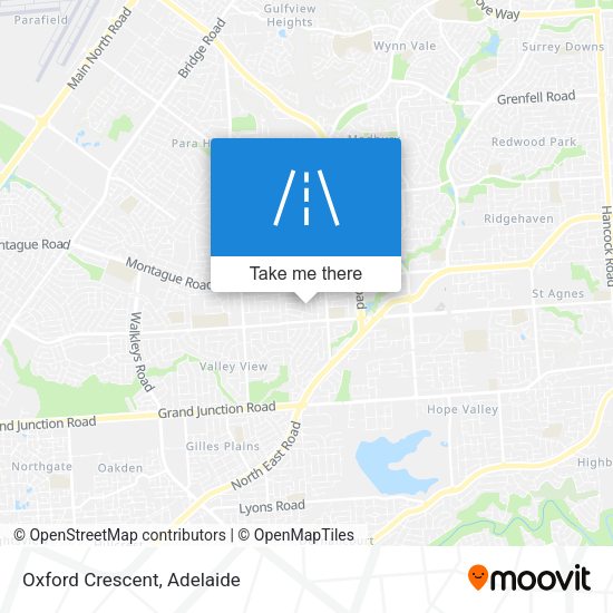 Oxford Crescent map