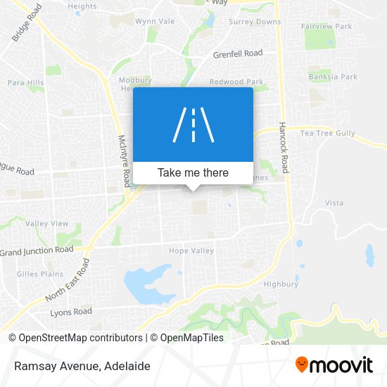 Ramsay Avenue map