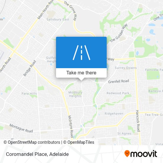 Coromandel Place map