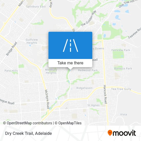 Dry Creek Trail map