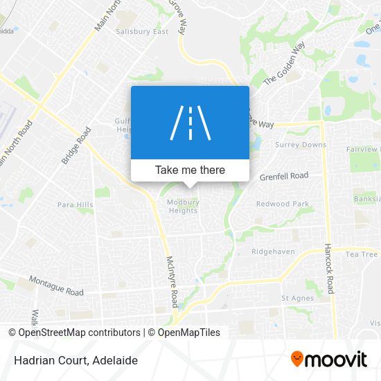 Hadrian Court map