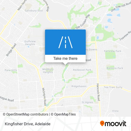 Kingfisher Drive map