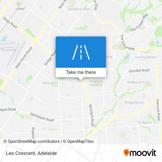 Leo Crescent map