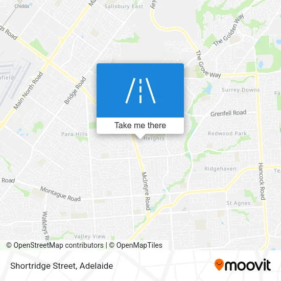 Shortridge Street map