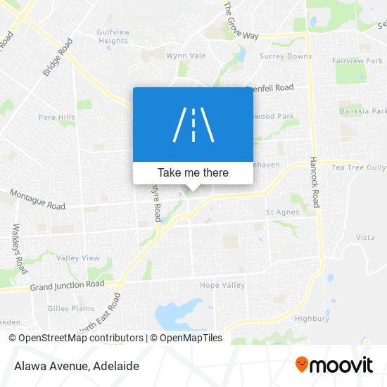 Alawa Avenue map