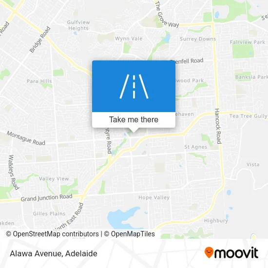 Alawa Avenue map