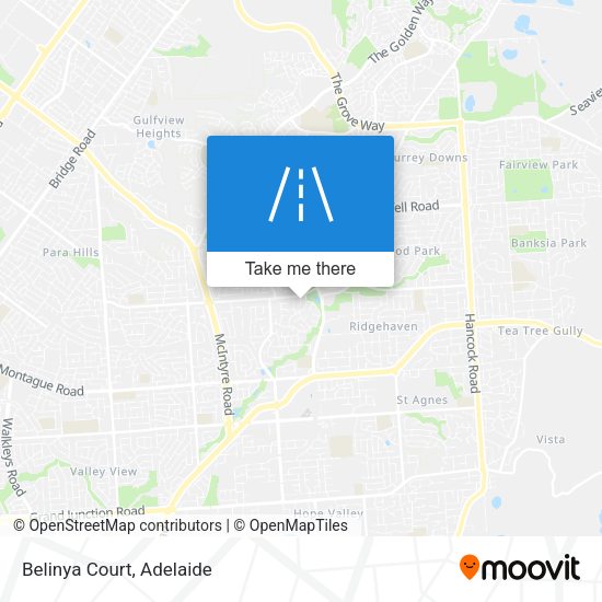 Belinya Court map