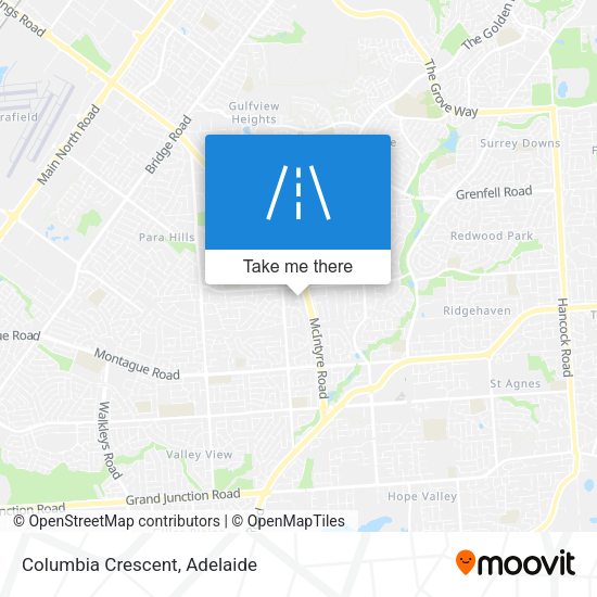 Columbia Crescent map
