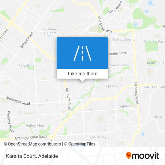 Karalta Court map