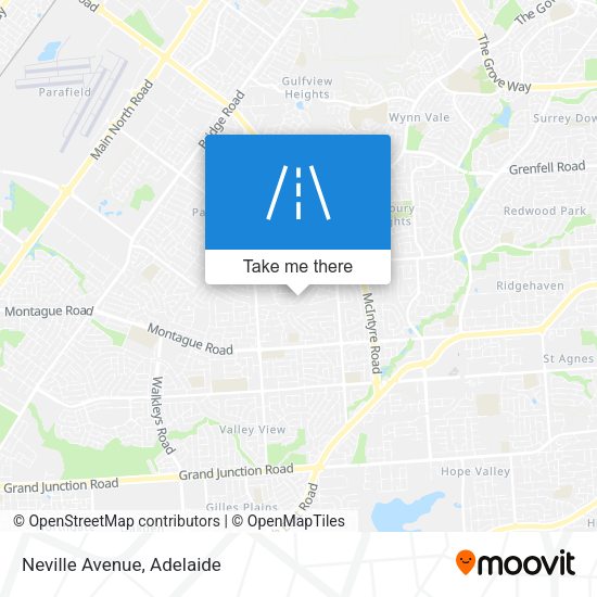 Neville Avenue map