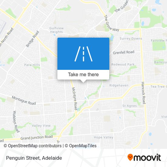 Penguin Street map