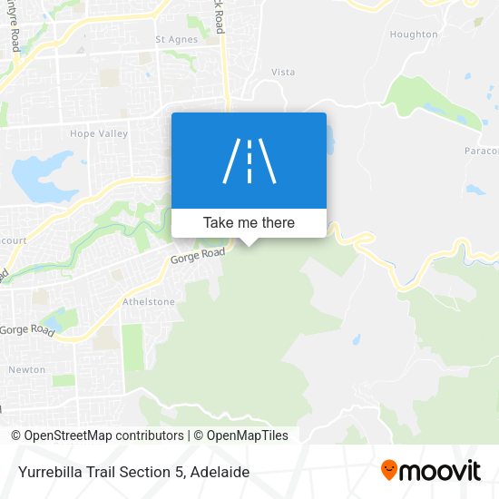 Yurrebilla Trail Section 5 map