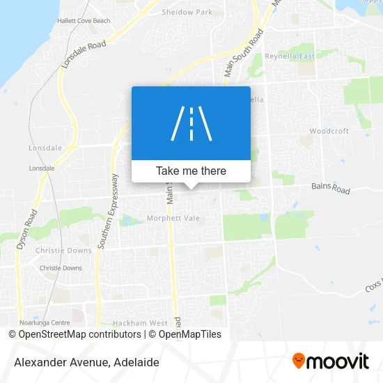 Alexander Avenue map