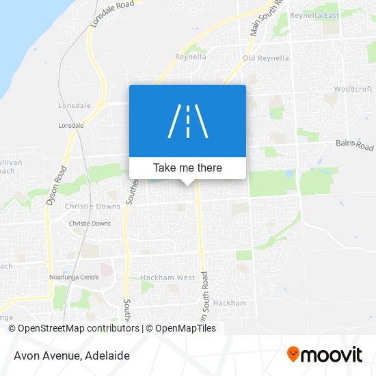 Avon Avenue map