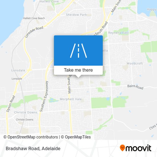 Bradshaw Road map