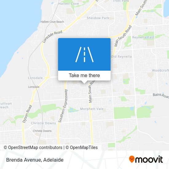 Brenda Avenue map