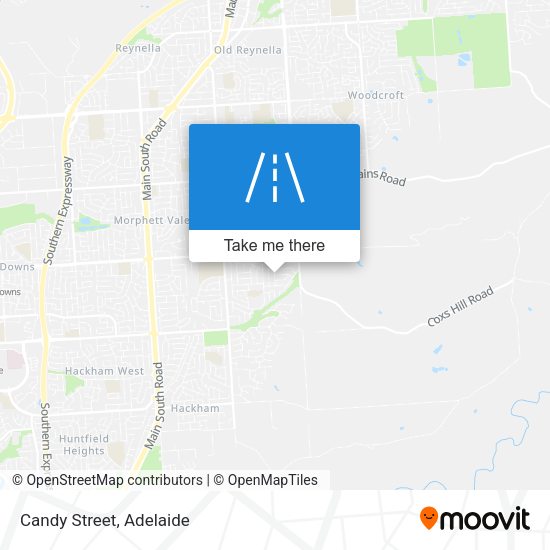 Candy Street map