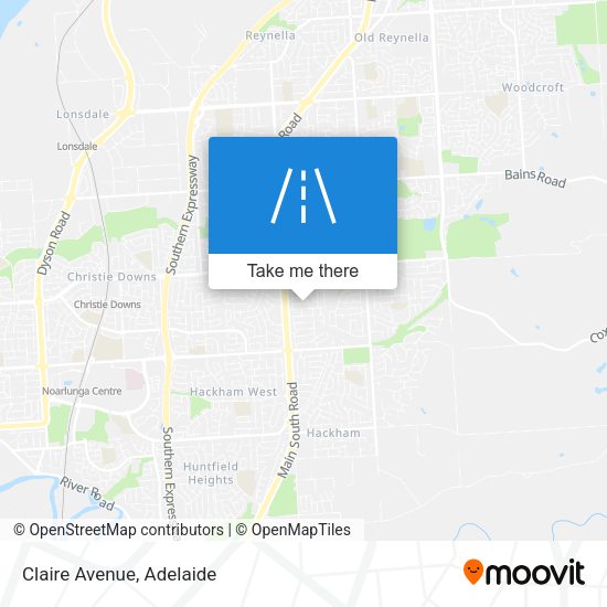 Claire Avenue map