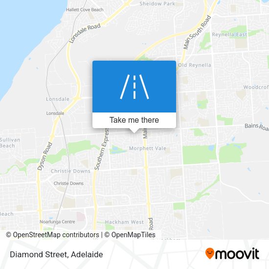 Diamond Street map