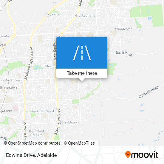 Edwina Drive map