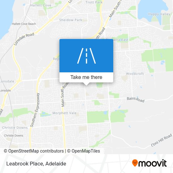 Leabrook Place map
