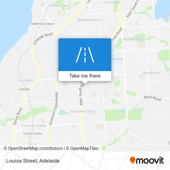 Louisa Street map