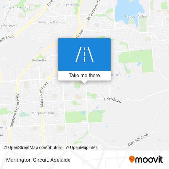 Marrington Circuit map