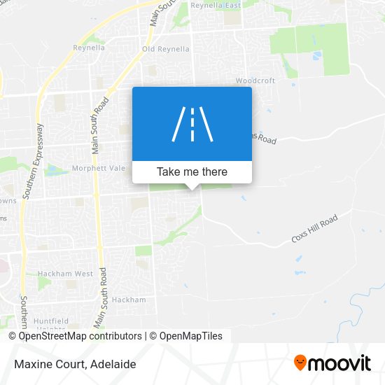 Maxine Court map