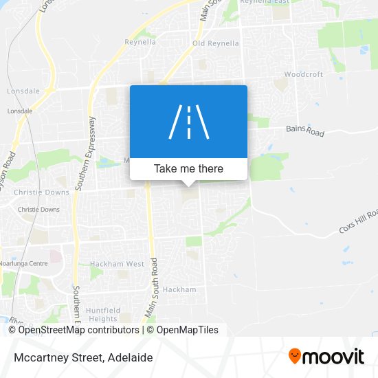 Mccartney Street map