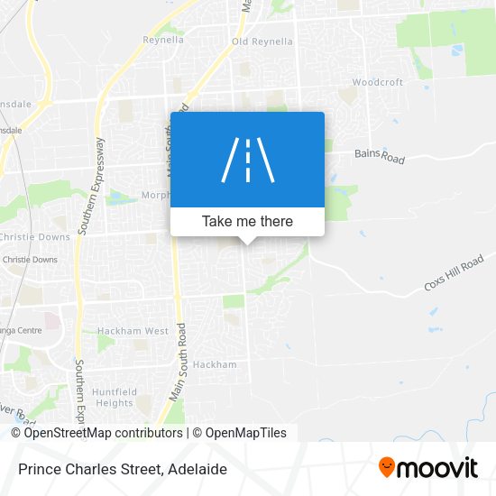 Prince Charles Street map