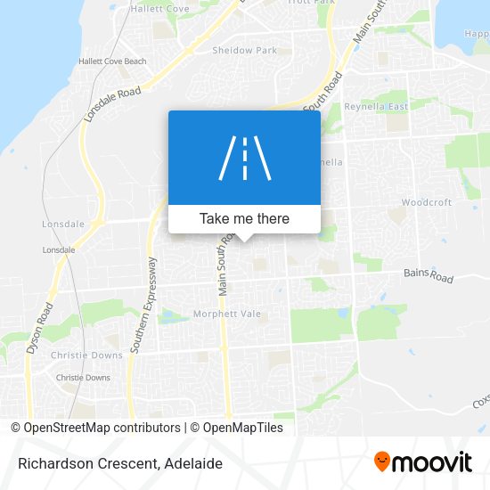 Richardson Crescent map