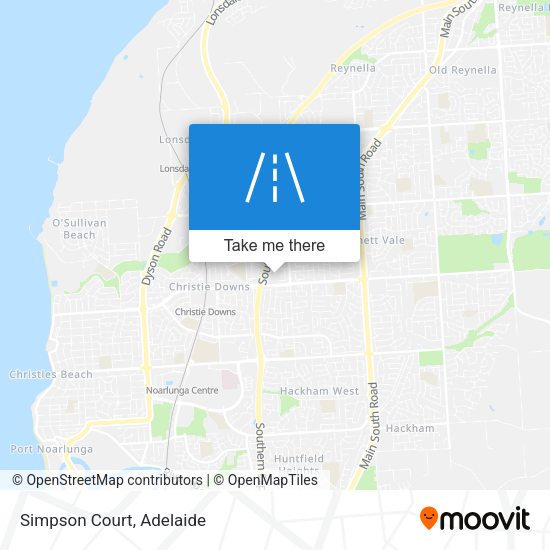 Simpson Court map