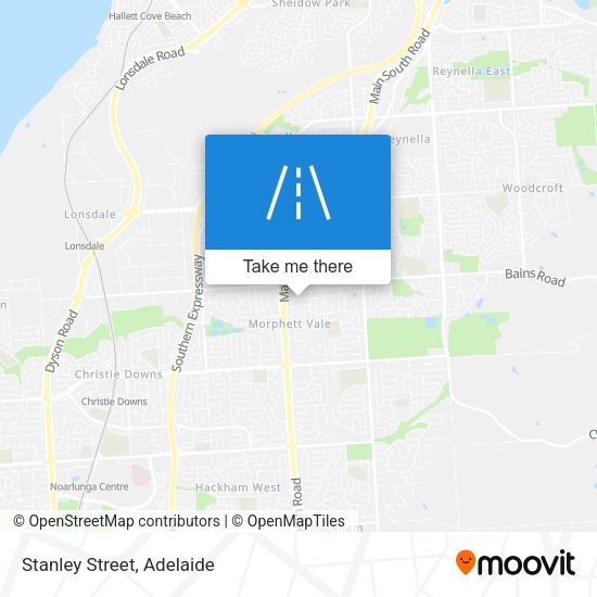 Stanley Street map