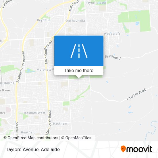 Taylors Avenue map