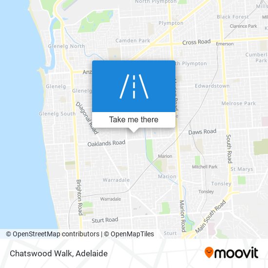 Chatswood Walk map